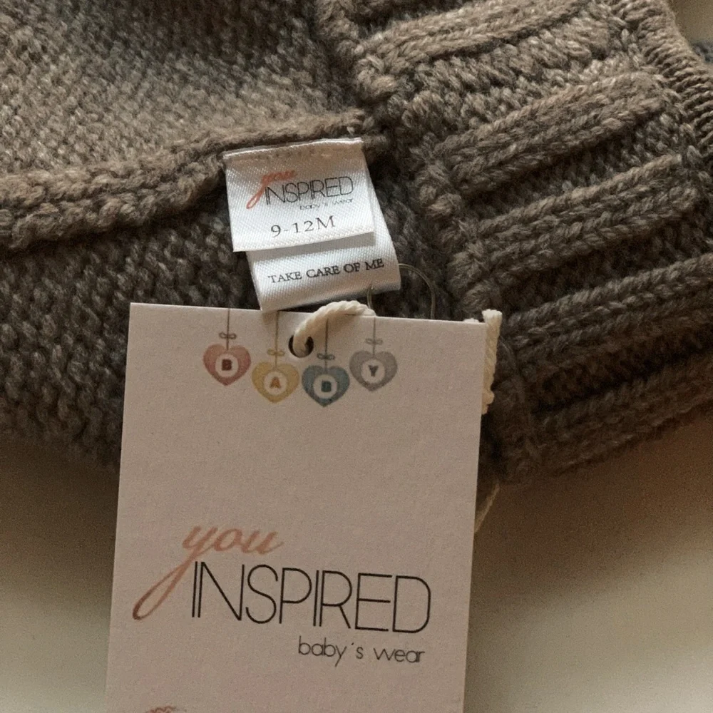 100% merino wool set hat mittens for baby toddler boy . Organic wool